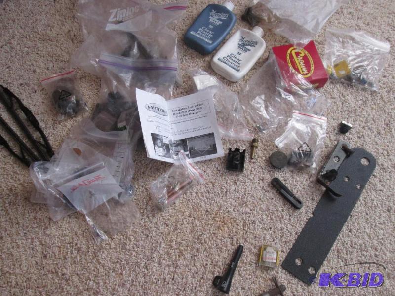 Assorted Jeep parts, wipers, accessories, and...
