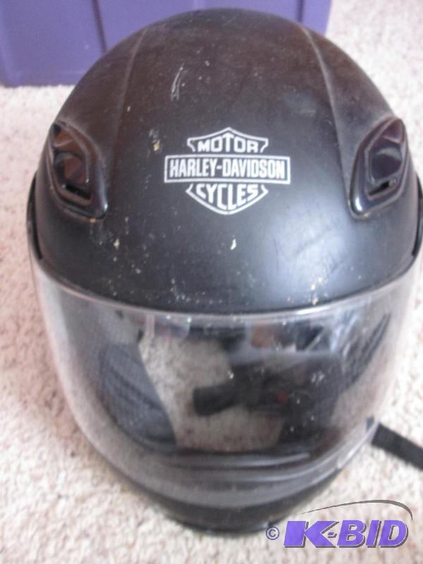 Harley Davidson motorcycle helmet, made in It...