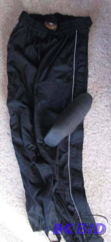 Harley Davidson black waterproof leggins, coa...