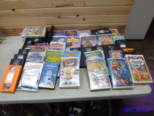 lot 104 image: Miscellaneous Childrens VHS Movies...