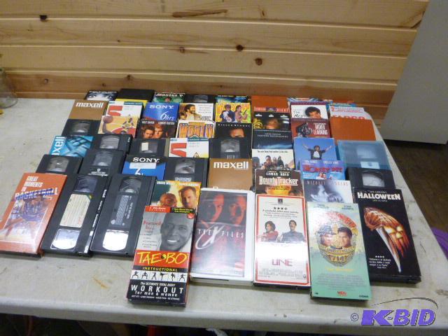 lot 105 image: Miscellaneous VHS Movies and Tapes...