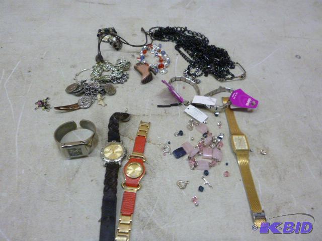 lot 114 image: Miscellaneous Costume Jewelry and Watches...