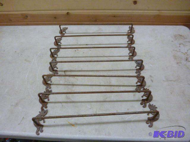 lot 121 image: Seven Unique Towel Bars...
