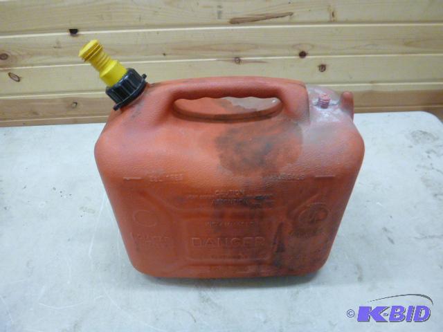 lot 122 image: 5 Gallon Gas Can...