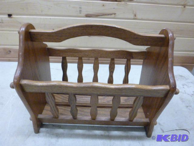 lot 127 image: Magazine Rack...