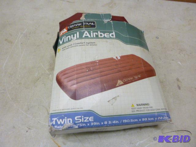 lot 131 image: Ozark Trail Twin Size Air Bed No pump....