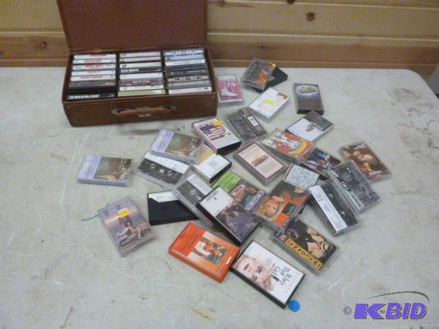 lot 171 image: Miscellaneous Cassette Tapes with Case...