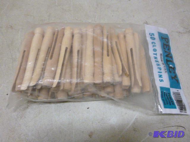 lot 176 image: Pack of 50 Clothes Pins...