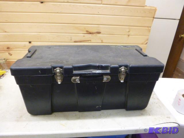 lot 19 image: Plastic Tool Storage Tote 33" - Has crac...