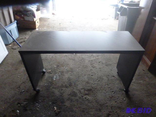 lot 199 image: Small Desk on Casters 27" X 48" X 1...