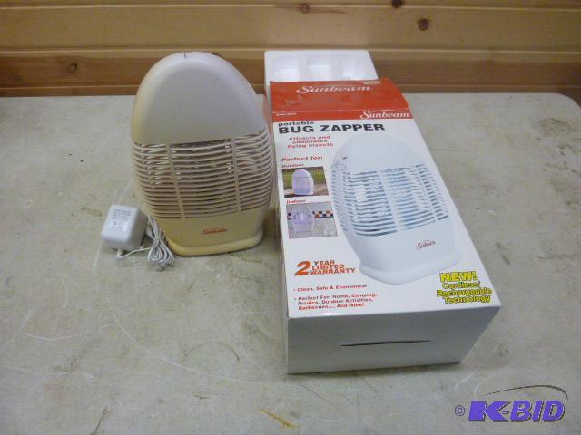 lot 211 image: Sunbeam Portable Bug Zapper Cordless....
