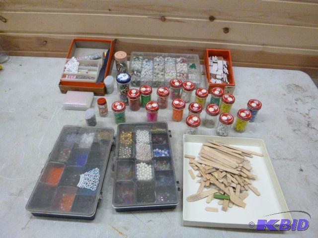 lot 37 image: Miscellaneous Craft Supplies...