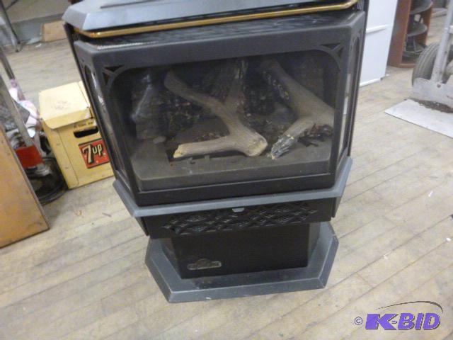 lot 4 image: Napoleon Free Standing Fireplace Model GDS28-...