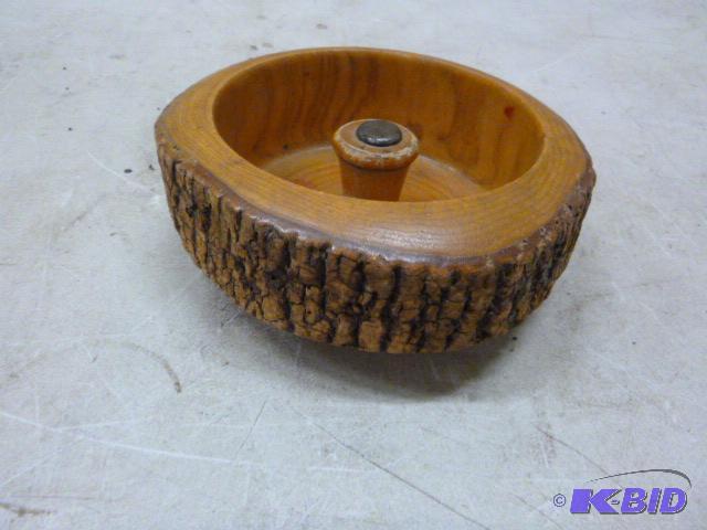 lot 71 image: Wood Nut Bowl...