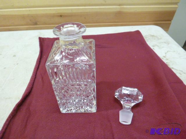 lot 81 image: Crystal Looking Decanter ...