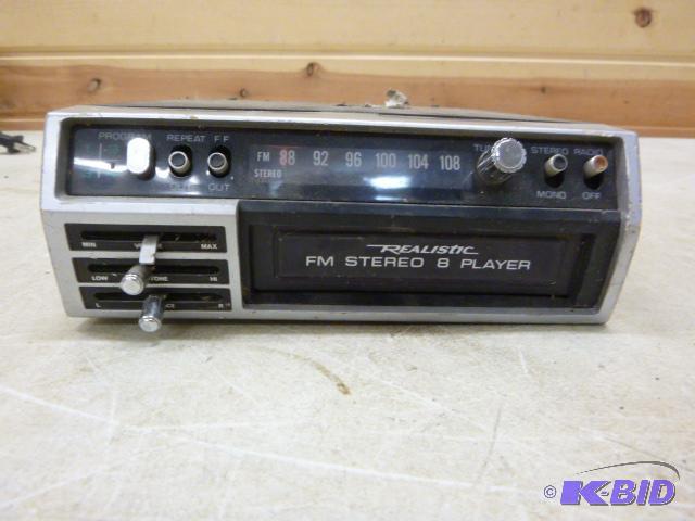lot 88 image: Realistic FM Stereo 8 Track Tape Player...