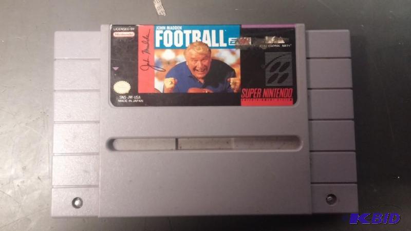 Super Nintendo Game- John Madden Football...