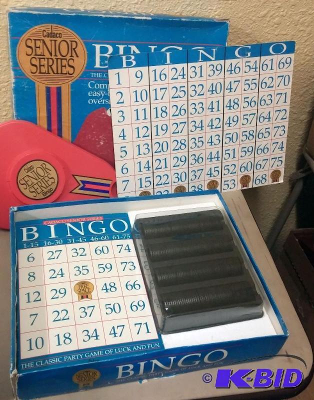 Vintage Bingo Game-1990 Cadaco Senior Series ...