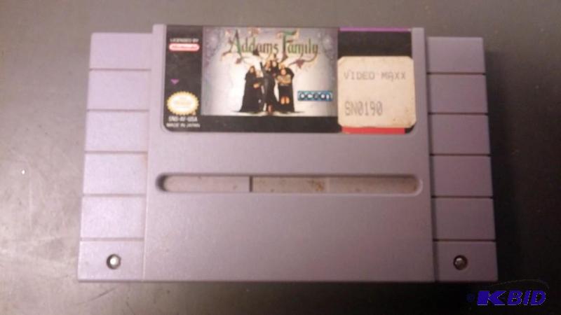 Super Nintendo Game- Addams Family...