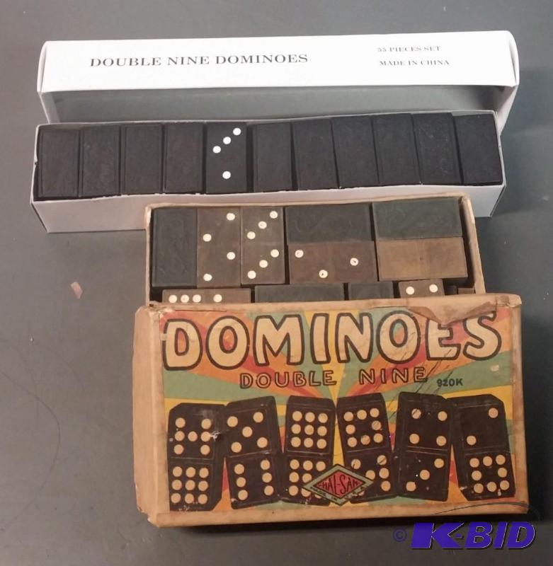 2 Set of VINTAGE Domino sets...