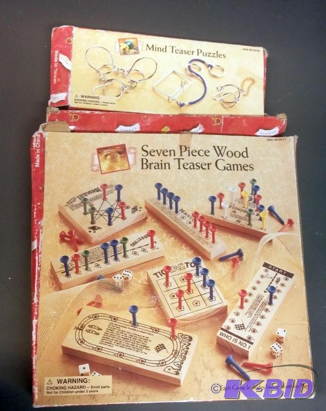 Lot of 2 Brain Teaser games...