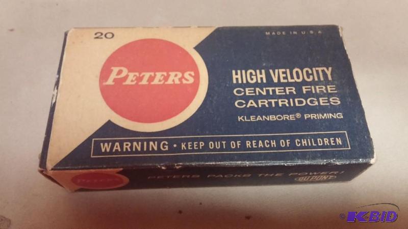 Vintage Peters 30-30 Winchester Ammo Box that...