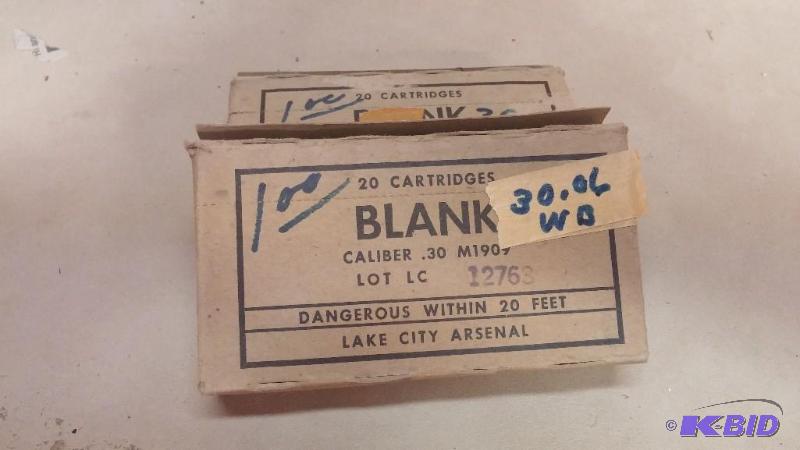 Lot of 2 30 Caliber BLANKS VINTAGE...
