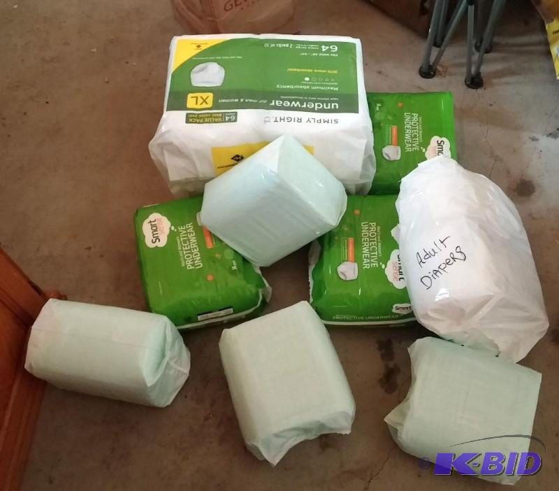 Large lot of Extra Large Adult diapers...