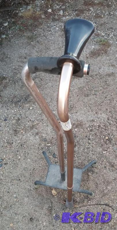 Set of 2 canes, one with feet, one without...