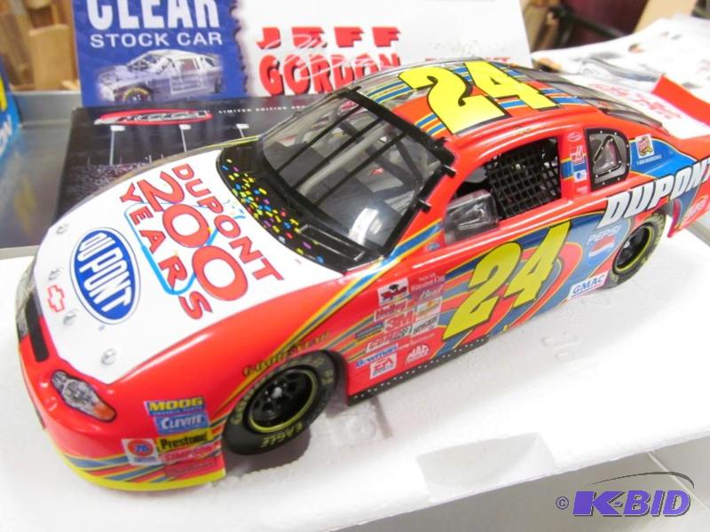 Jeff Gordon #24 Action 124 2002 RCCA DuPunt 200th Anniversary half clear car 1 of 2,508