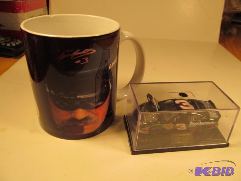 Lot Earnhardt Coffee Cup & Revell 164 NASCAR