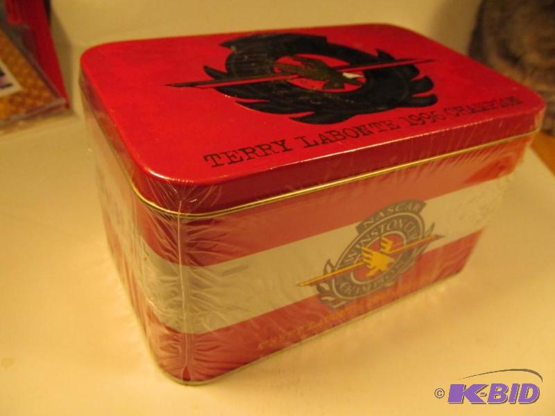 1996 Metallic Impressions NASCAR Winston Cup Champion Card Set in Collector Tin Sealed
