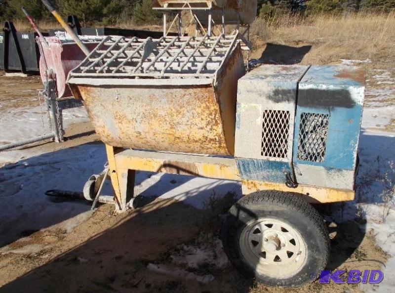 lot 23 image: Stone Mortar Model 855PM 8 Cubic Foot Power C...