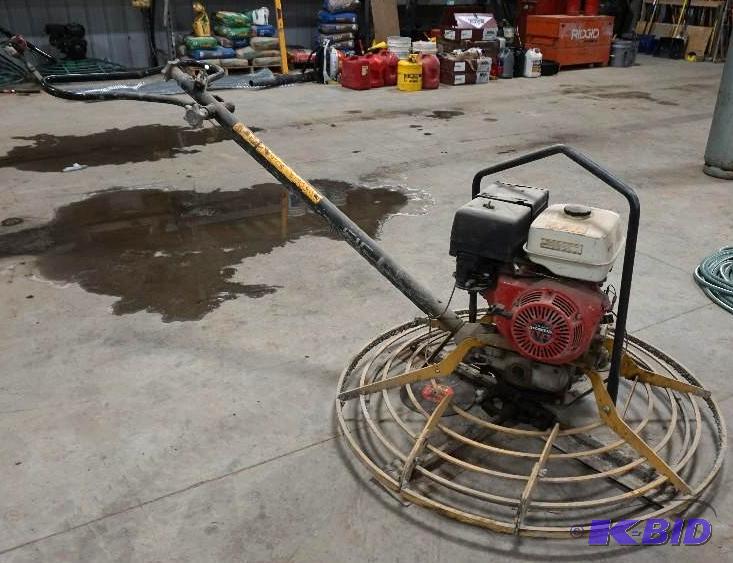 lot 24 image: Wacker Brand 48" Power Concrete Trowel  ...