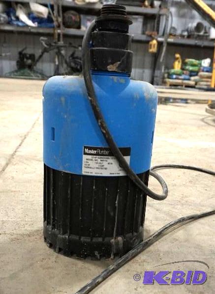 lot 34 image: Master Plumber Model 540114 12 hp Electric S...
