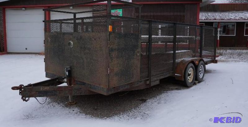 lot 7 image: 1995 FTB 20 Tandem Axle UtilityLandscape Tr...