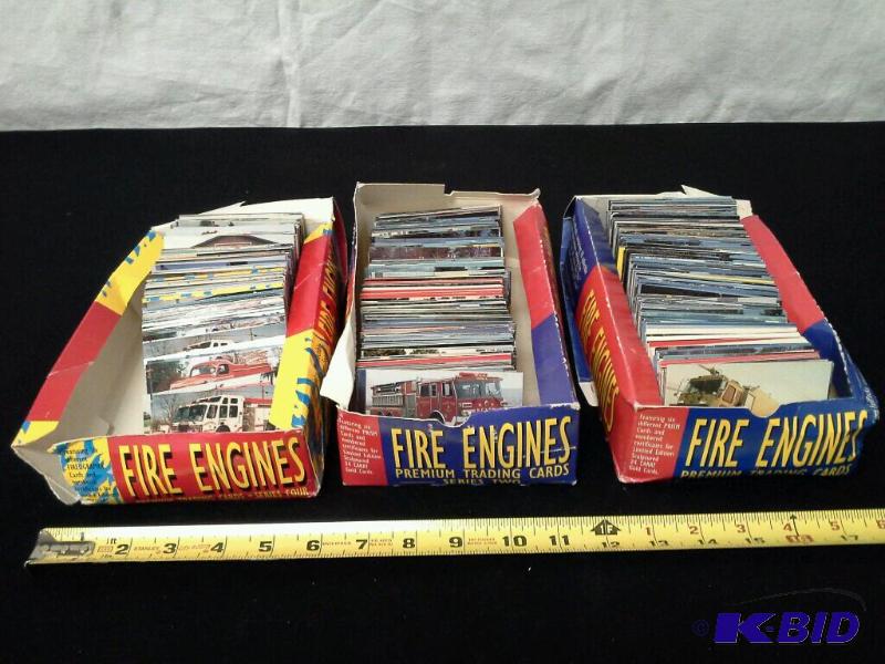 lot 22 image: Huge lot of Fire Englines Premium trading cards