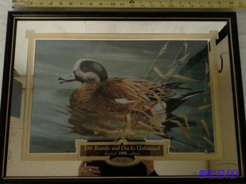 lot 27 image: E&J Brandy and Ducks Unlimited Limited 1996 edition #4737 McDonald