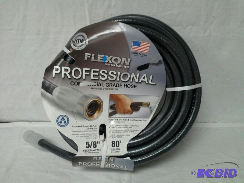 lot 61 image: Flexon professional lawn and garden hose 80 58