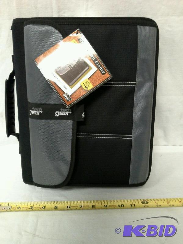lot 79 image: Tech gear mega filled binder