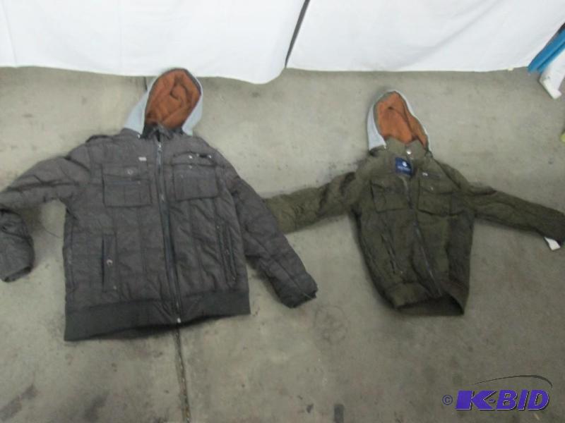 lot 29 image: (2) - Rocawear Mens Hooded Bomber Jackets
