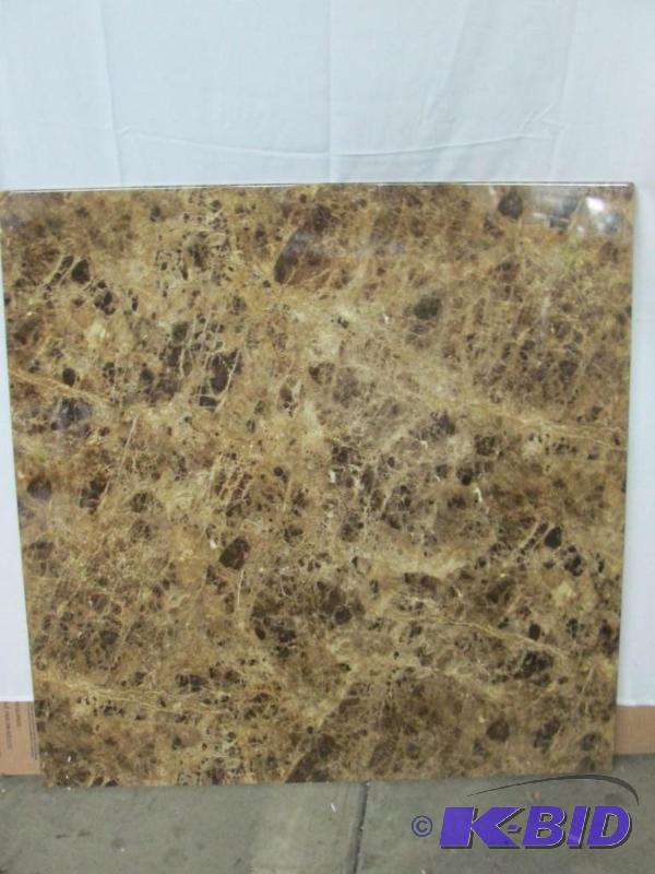 lot 39 image: McLeland Design Square Marble-Look Table