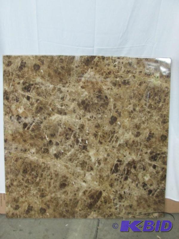 lot 40 image: McLeland Design Square Marble-Look Table