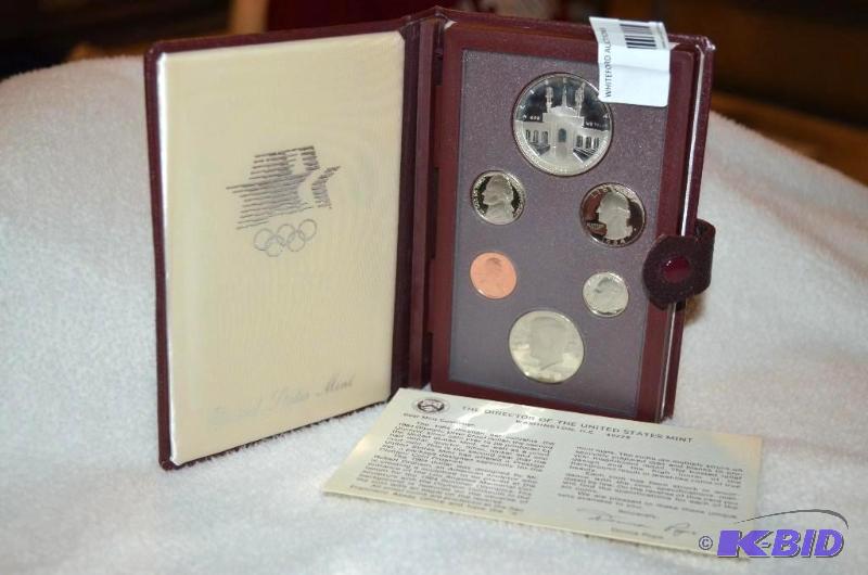 lot 15 image: 1984-S Prestige OLYMPIC coin&nbspproof set i...