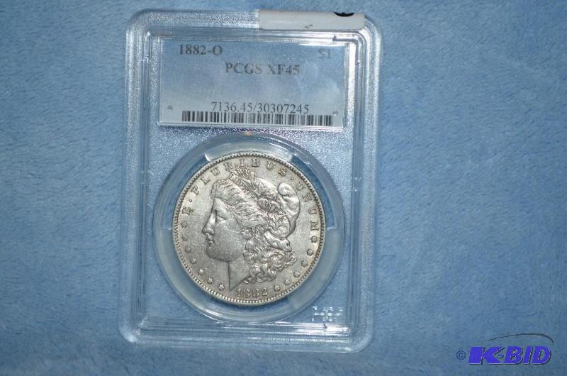 lot 19 image: 1882-O&nbspMorgan Silver Dollar PCGS Graded ...