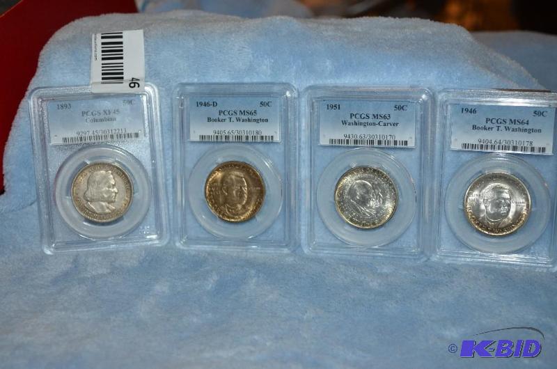 lot 46 image: 1893 Columbian Half Dollar Coin PCGS Graded...