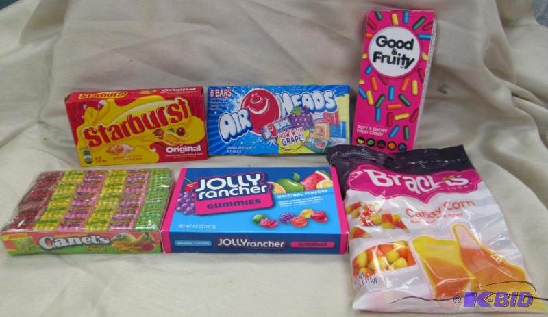 lot 244 image: Qty 15 assortment of candy...