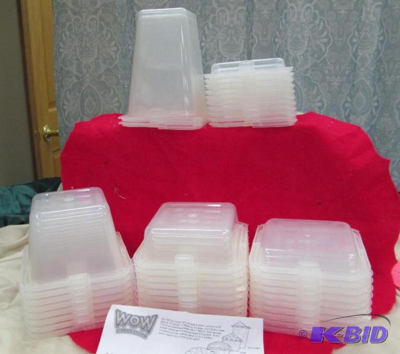 lot 247 image: Qty 40 pieces of WOW Storage system...