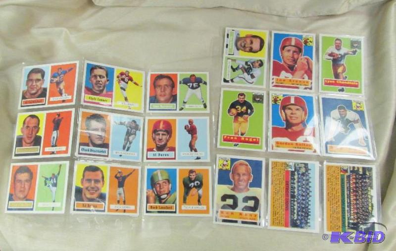 lot 62 image: Qty 18 Steelers Lynn Chandnois and Fran Rogel...