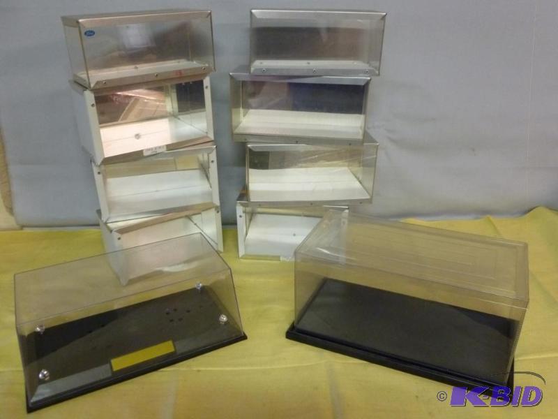 lot 117 image: Large lot of collector car display cases....